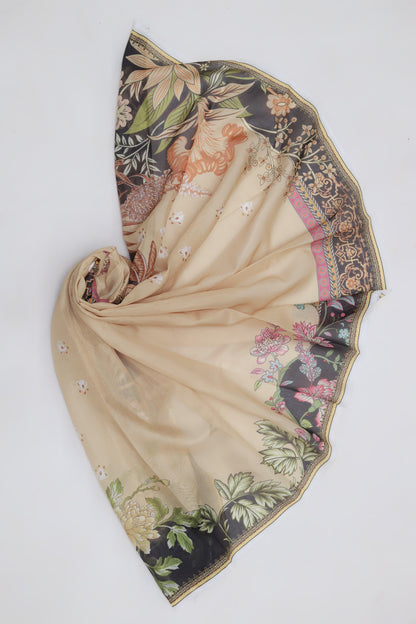 LAWN, 3Pc, Front  Embroidered Printed.