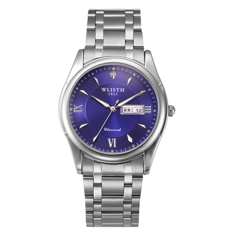 Quartz watch whilsit genuine calendar men's watch