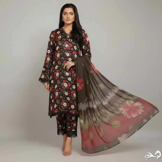 Fabric Lawn Banadora, Printed Lawn BanadoraShirt