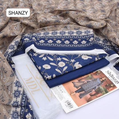 SHANZAY (2026), Lawn 3PC Digital print