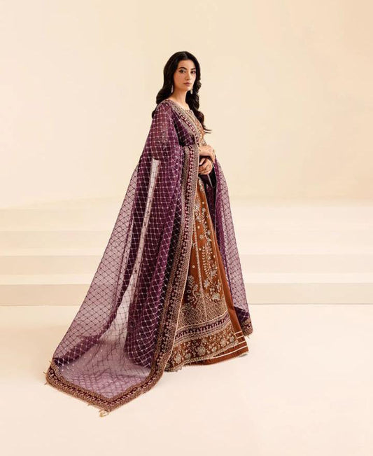 Brand FARASHA*Fabric overview*
Complete Net frock with Shamose Silk trouser