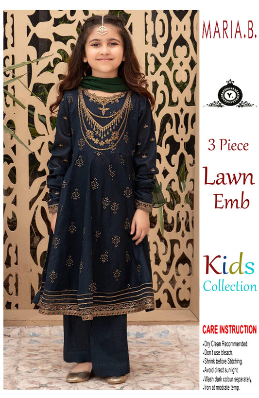 Maria B Summer collection 3pc Lawn fine quality