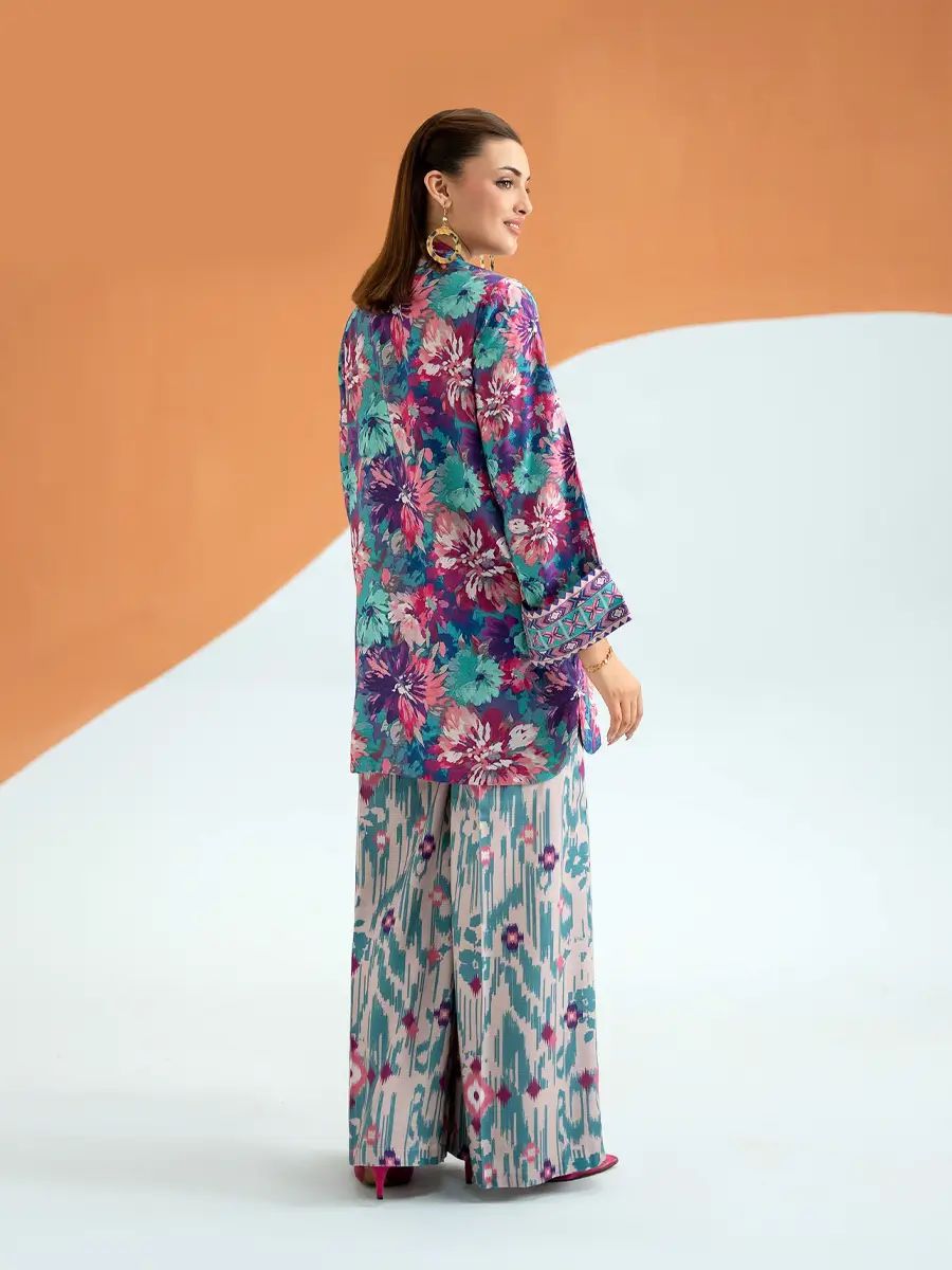 Gul- Ahmed, 02 PCS, printed UnStitched dress, Lawn90’88