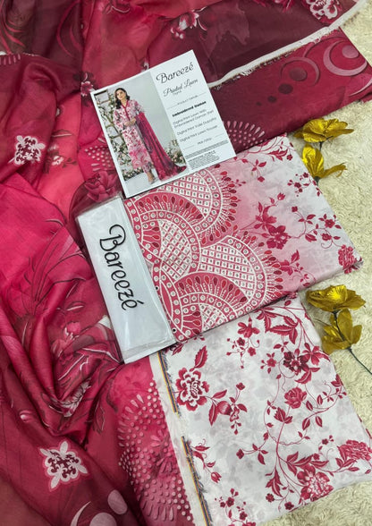 *Bareezé*, LAWN 3 PCs CUTWORK COLLECTION 2026*
