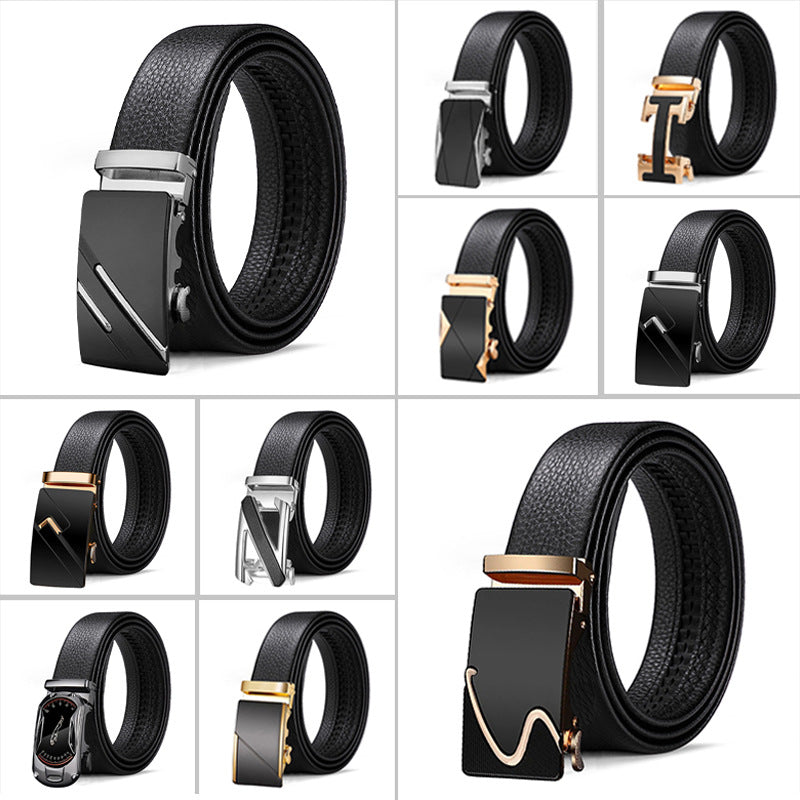 Buckle leather for mens, young, cowhide end