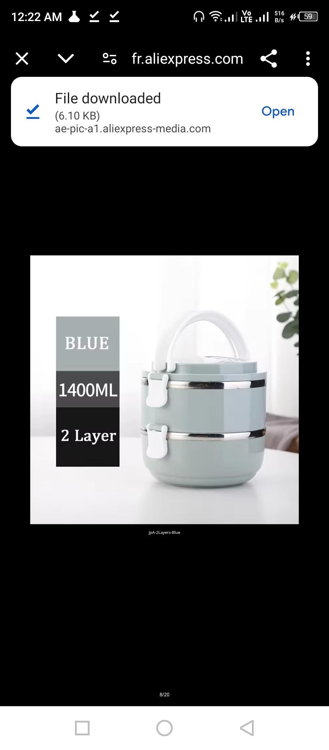 Compact & stylish Stainless steel lunch box