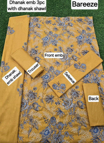 Breezè, Ladies winter collection Embroidered 9 colors