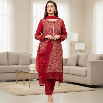 Breezè, Ladies winter collection Embroidered 9 colors