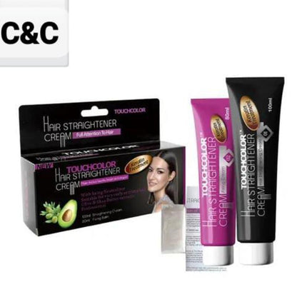 Hair straightener cream