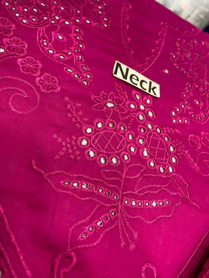 Saira lawn heavy  embroidered