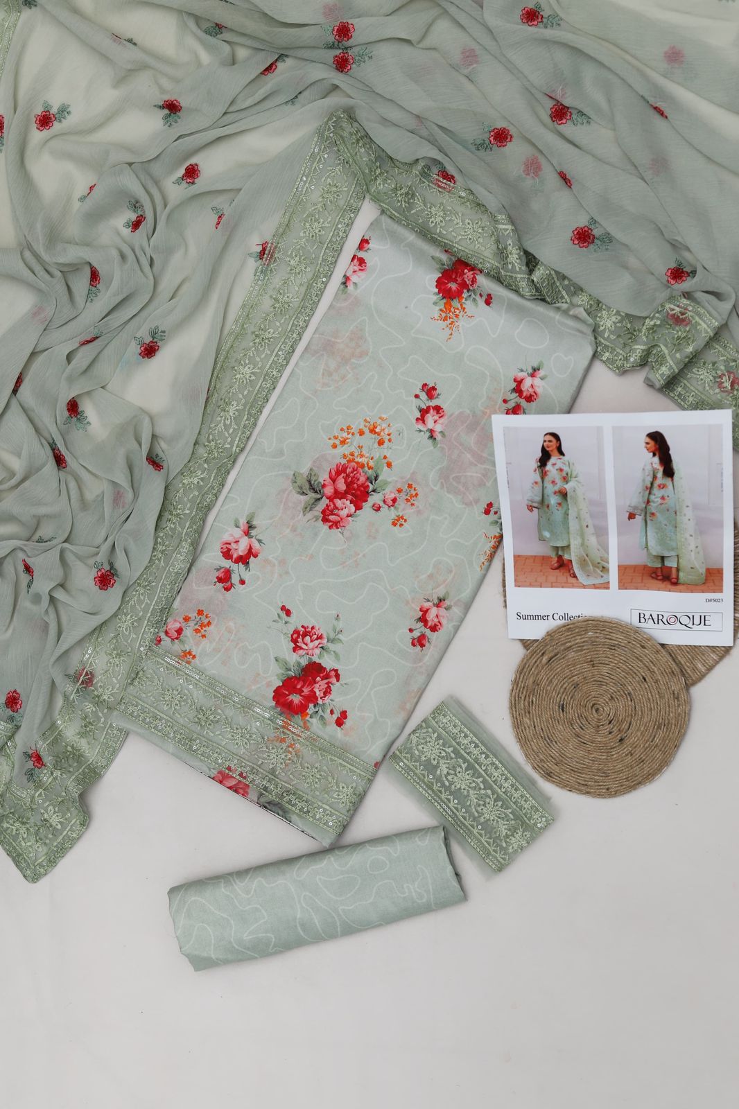 SUMMER COLLECTION 2026, LAWN Fabric* 3Pc