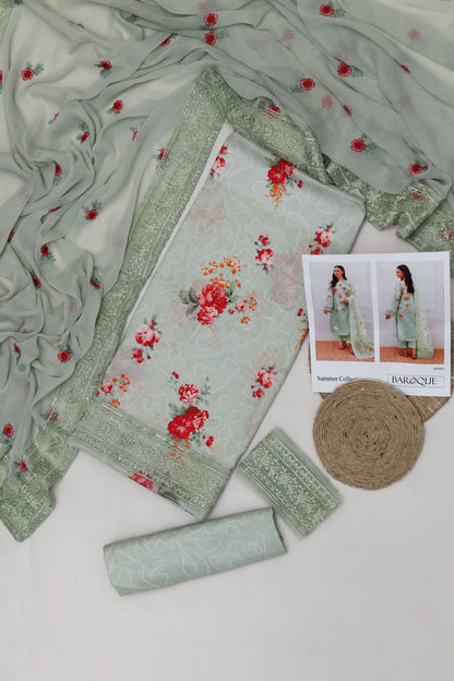 SUMMER COLLECTION 2026, LAWN Fabric* 3Pc