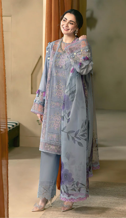 2K26 Fine Quality 90/70 Lawn with Indian chiffon Dopatta*
*3 Pcs Suit*