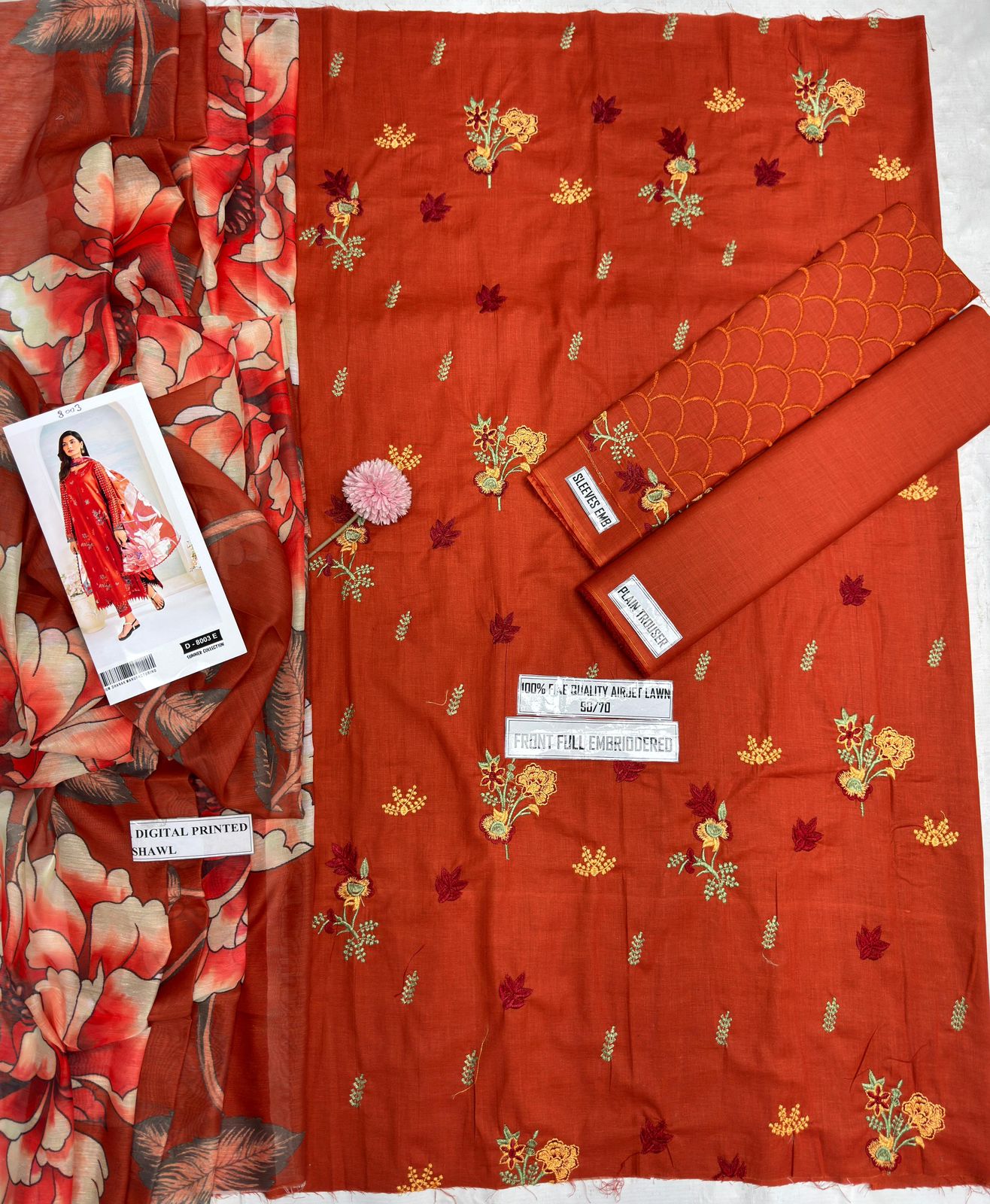 Limelight embroidered lawn