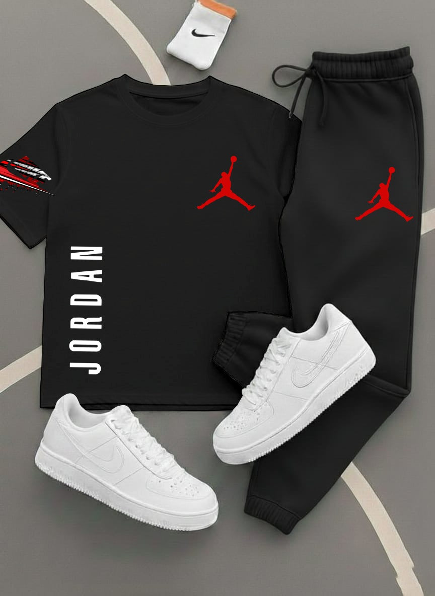 Jordan,Printed Track Suits for Men & Boys, T-Shirts + Trousers (Set) 11 colors