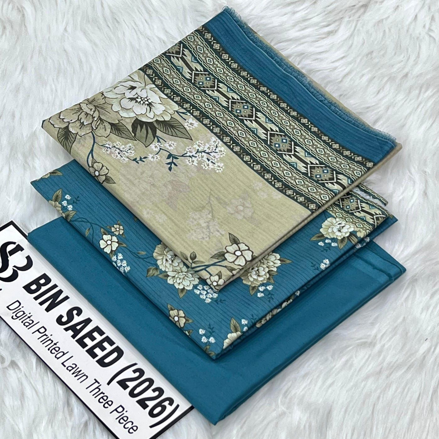 Bin Saeed Lawn 12 colors