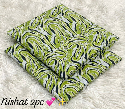 Nishat lawn shirt & trouser 12 colors