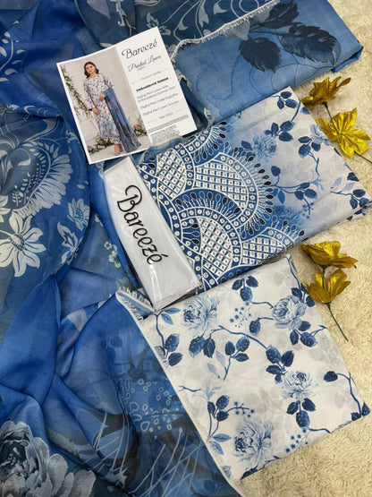 *Bareezé*, LAWN 3 PCs CUTWORK COLLECTION 2026*