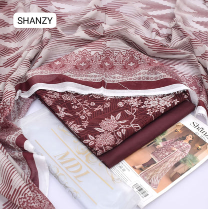 SHANZAY (2026), Lawn 3PC Digital print