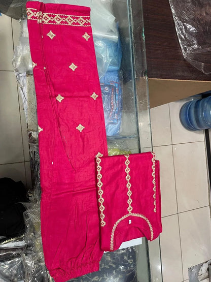 Girls cotton embroidere shirts and trouser