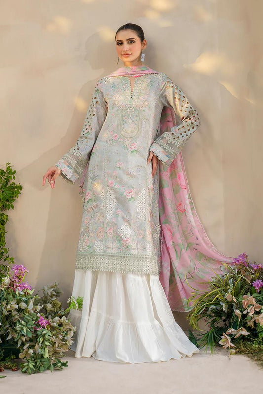 Iznik UnStitched Fabric Lawn
