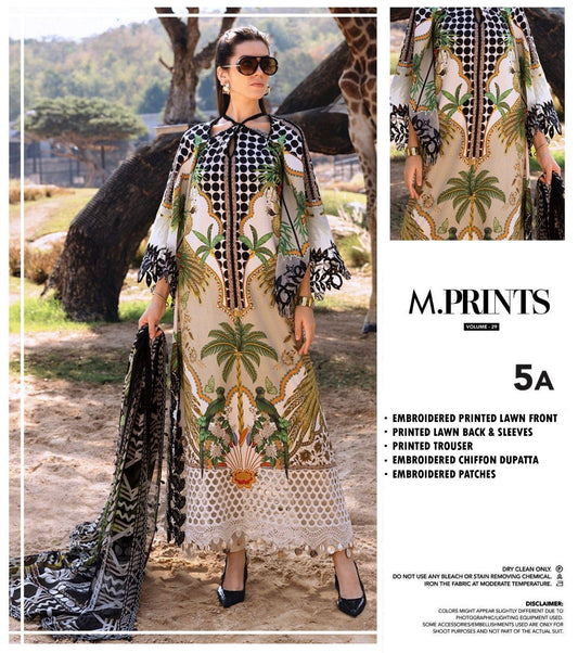 Fine quality Lawn & Chiffon, Embroidered,