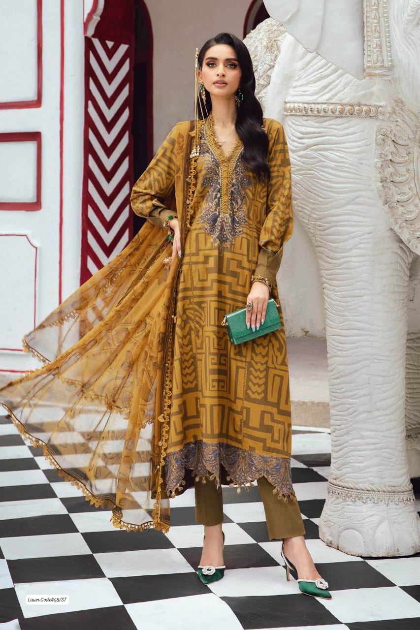 MARIA B PREMIUM COLLECTION*DIGITAL PRINT LAWN 3PC*