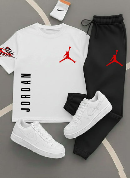 Jordan,Printed Track Suits for Men & Boys, T-Shirts + Trousers (Set) 11 colors