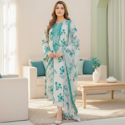 Aneela’s Collection, Fabric Lawn & Chiffon☆