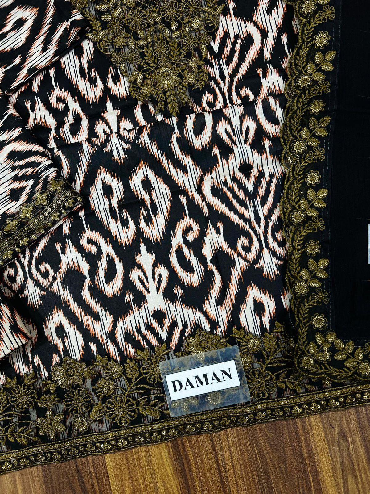 WHITE & Black, Lawn & Chiffon