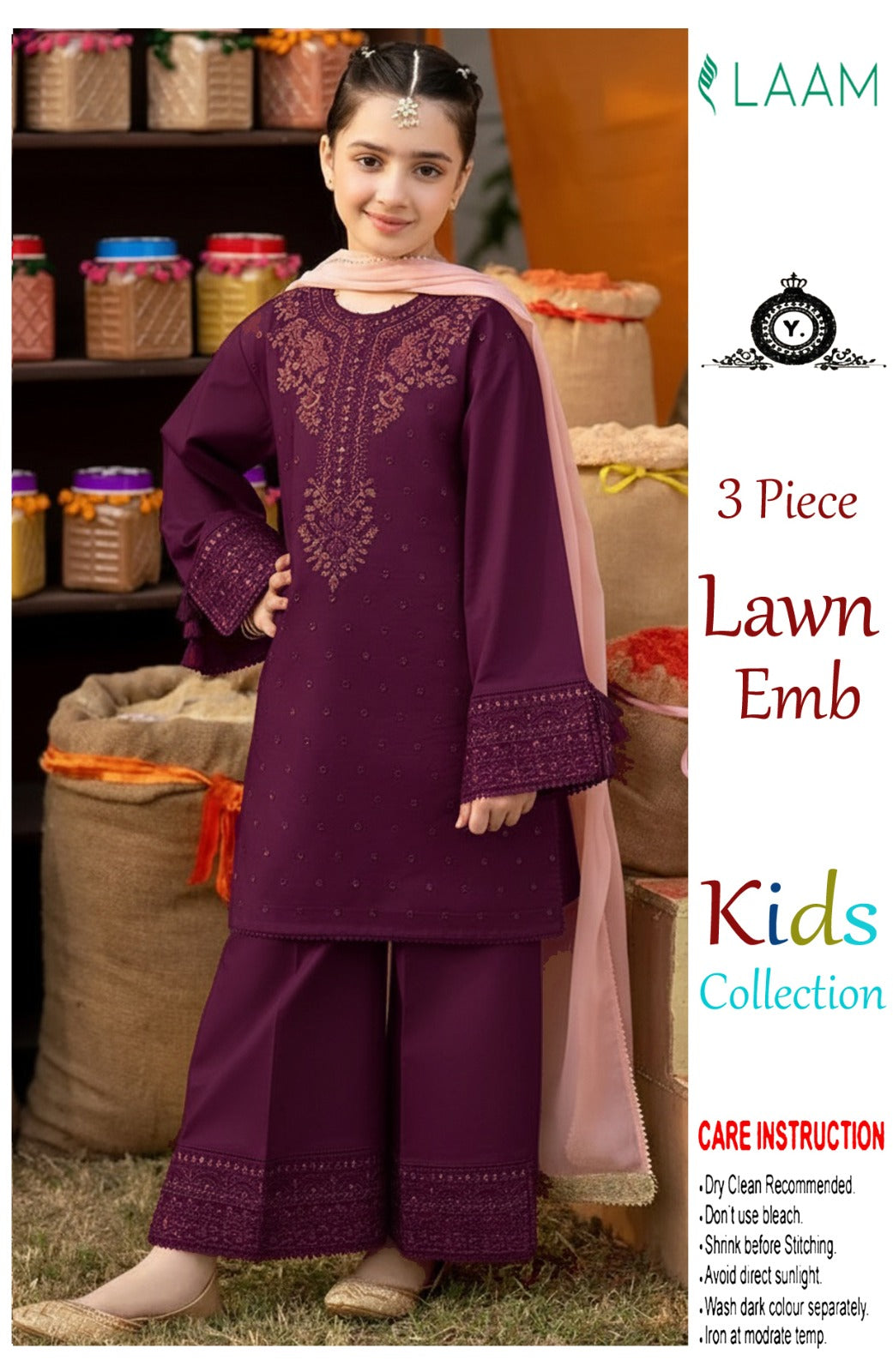 Maria B Summer collection 3pc Lawn fine quality