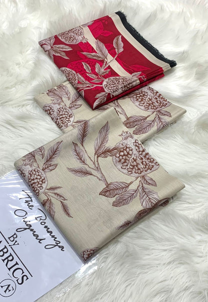 Bonanza, digital printed soft lawn