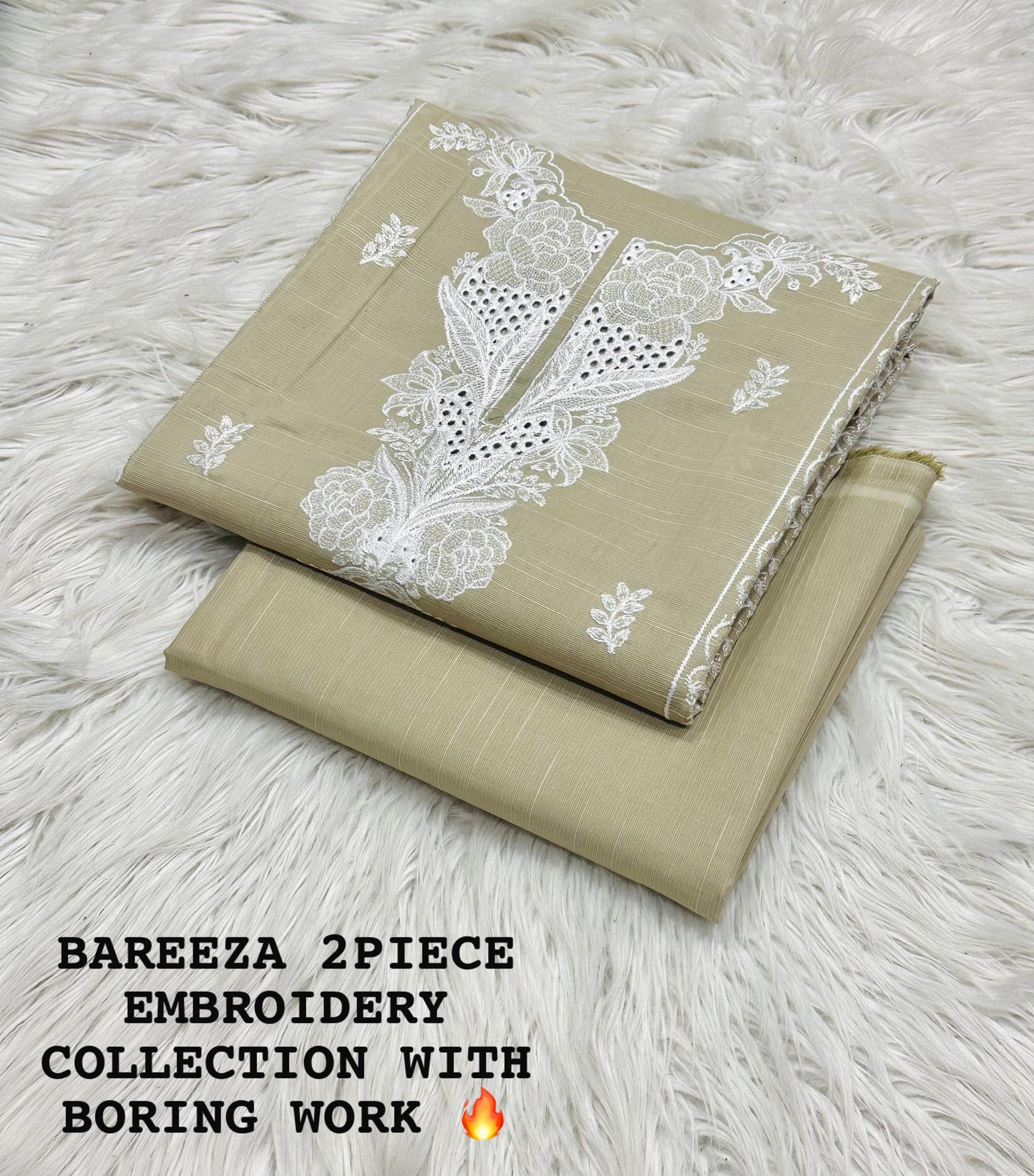 Breeza embroidered heavy boring ,10 colors