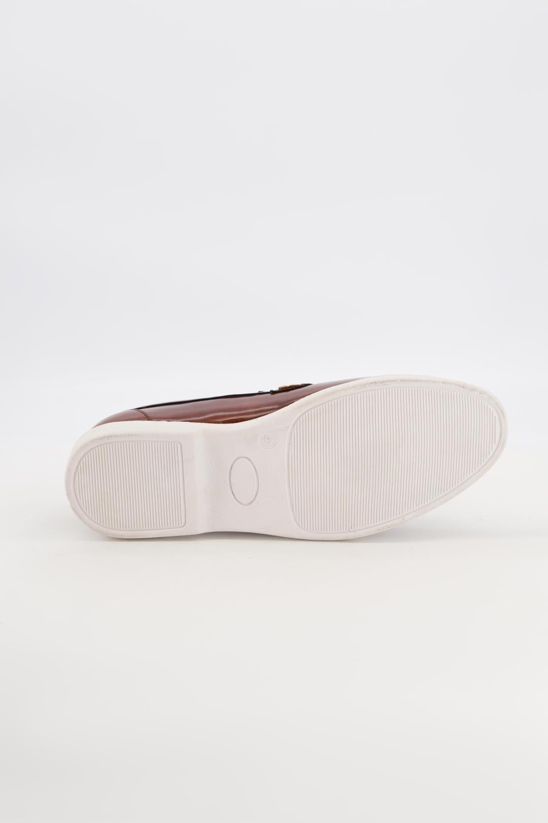 Men's Brown leather loafers