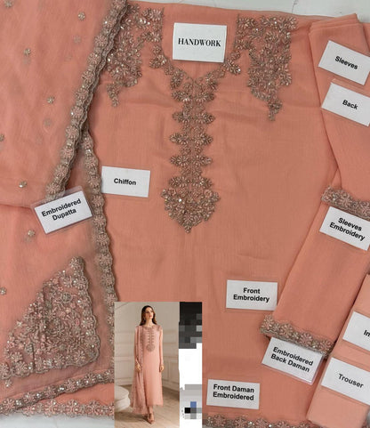 Iznik,UE-479 Luxury Formals, Chiffon & Malai