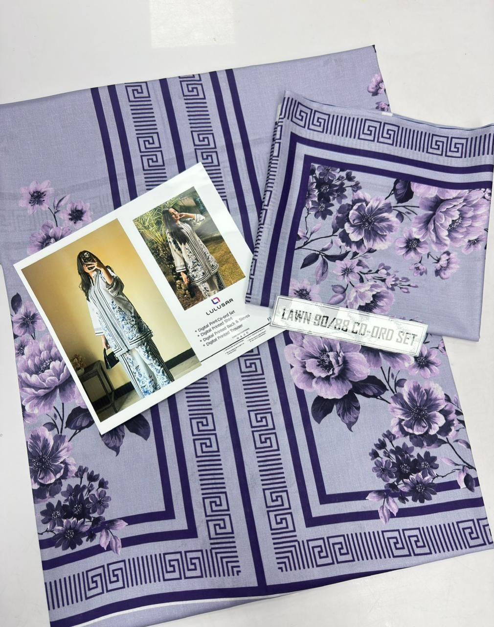 Lulusar co-ord,quality lawn 90/88, 6 colors