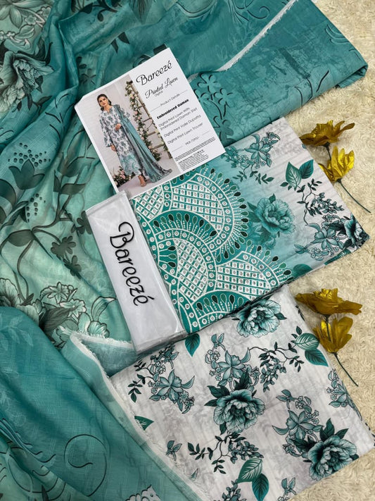 *Bareezé*, LAWN 3 PCs CUTWORK COLLECTION 2026*