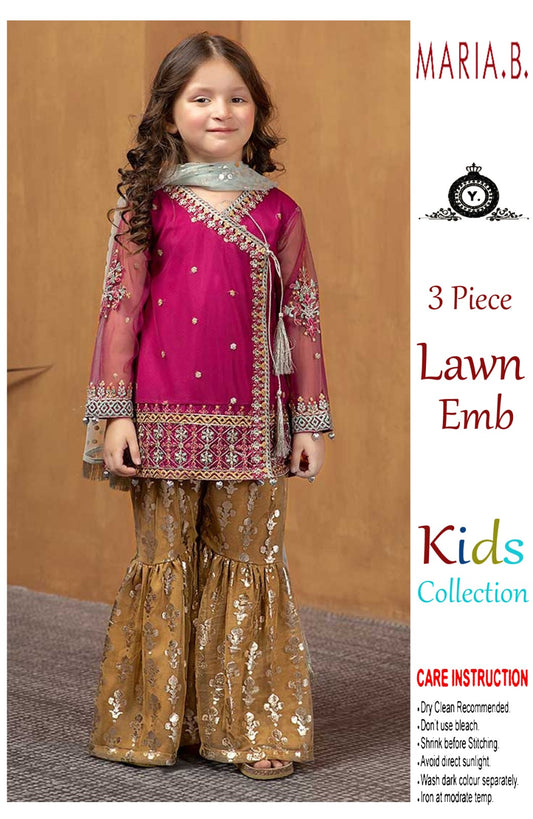 Maria B Summer collection 3pc Lawn fine quality
