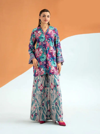 Gul- Ahmed, 02 PCS, printed UnStitched dress, Lawn90’88
