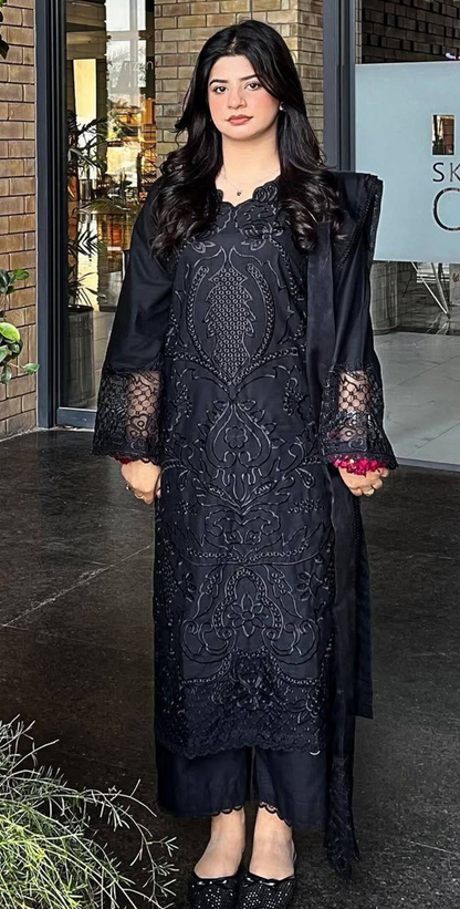 LAAM, Lawn 3Pc Embroidered.