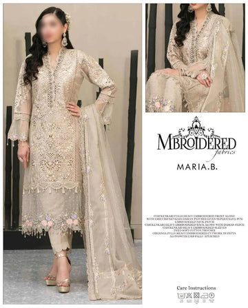 Ladies Semi stitched embroidered dress Maria B