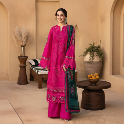 Saira lawn heavy  embroidered