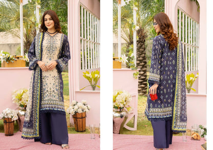 RAABI-Printed Luxury Lawn Shirt 9 colors