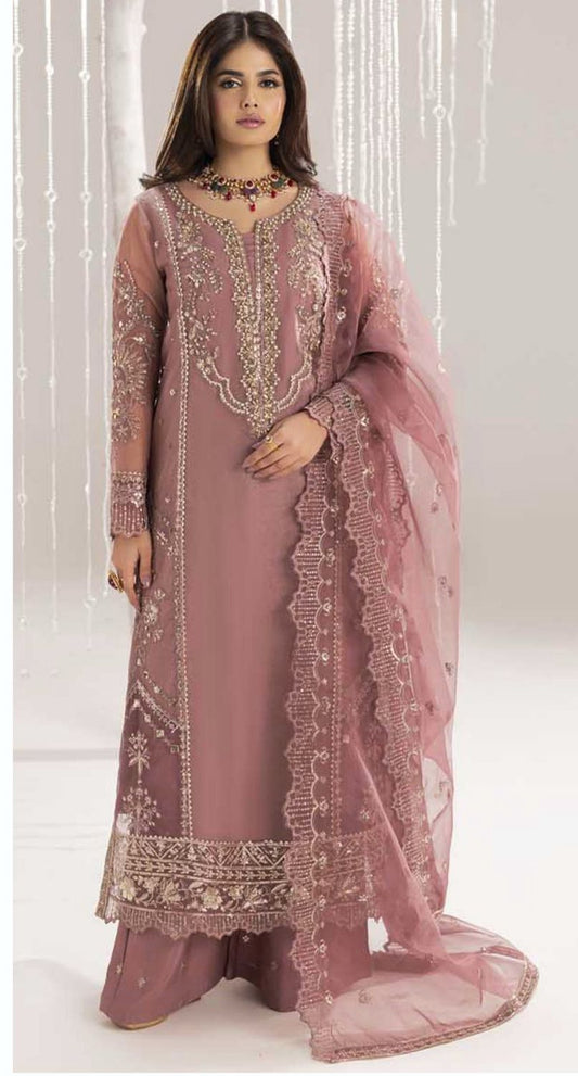 Zara rubab Fine Quality 90/70 Lawn with Chiffon Emb Dopatta