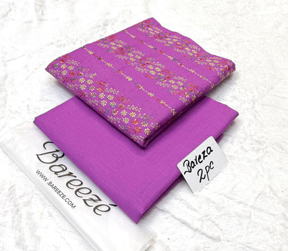 Bareeza 2pc Embroidery Lawn collection
