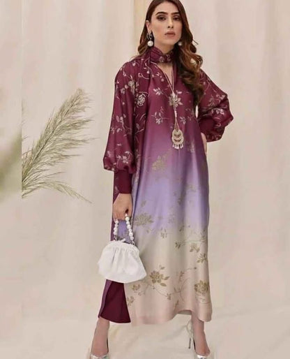 Shamooz Silk,digital printed Dupatta