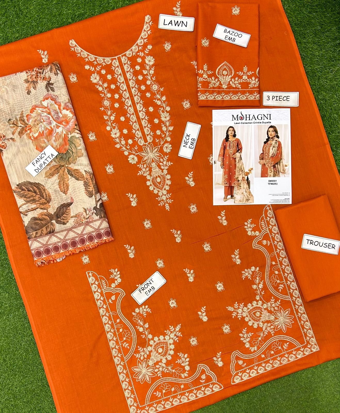 Moghani, 03PCS Partywear