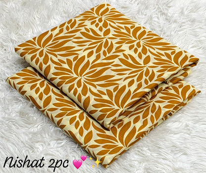 Nishat lawn shirt & trouser 12 colors