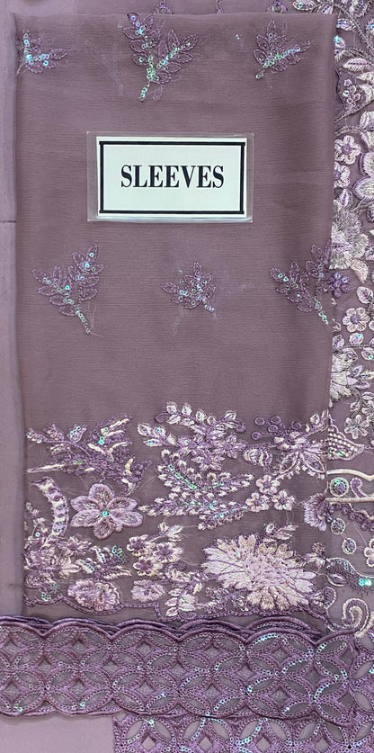 Chiffon Embroidered partywear