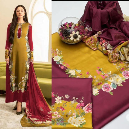Lulusar, Tie & die digital printed 16 colour and design